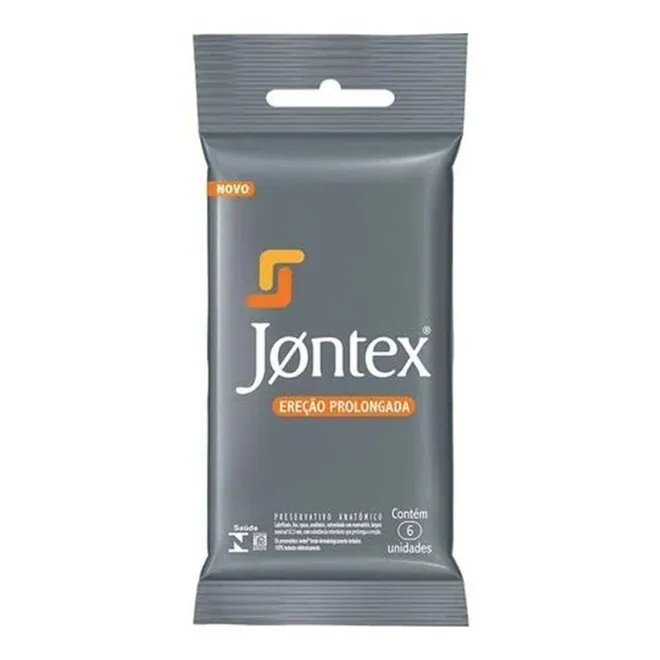 Preservativo Camisinha Jontex Ereção Prolongada 6Un
