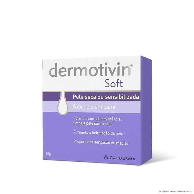 Sabonete Em Barra Dermotivin Soft 90G
