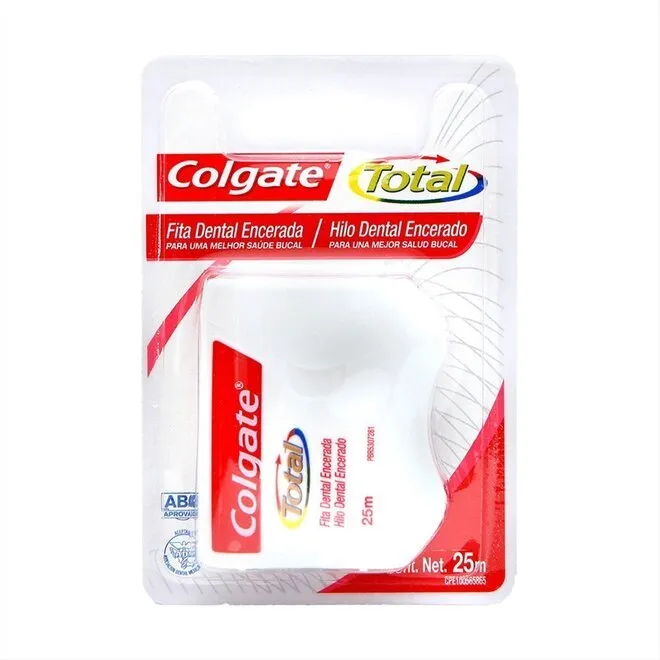 Fita Dental Colgate Total Encerada 25M