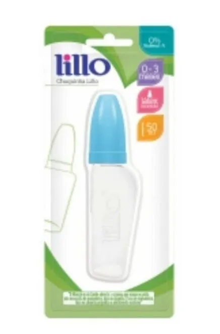 Mamadeira Lillo Miniform Azul 50ml