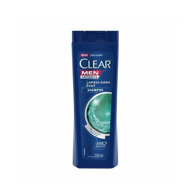 Shampoo Anticaspa Men Limpeza Diária 2 em 1 400ml - CLEAR
