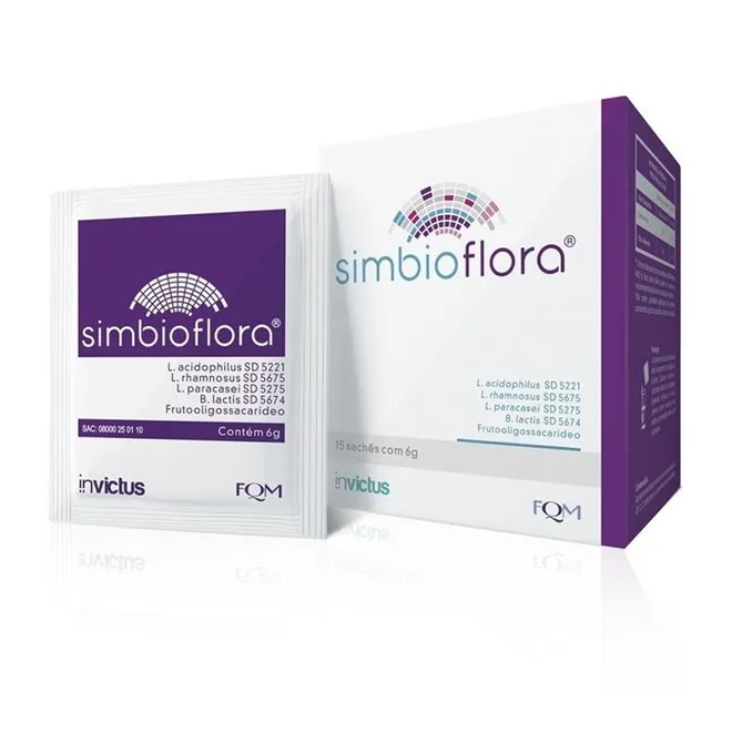 Simbioflora 15 sachês 6g de Pó para Soluç de Uso Oral - FQM