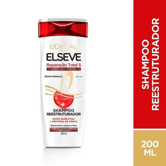 SH ELSEVE REP TOTAL ESP QUIM C/200ML