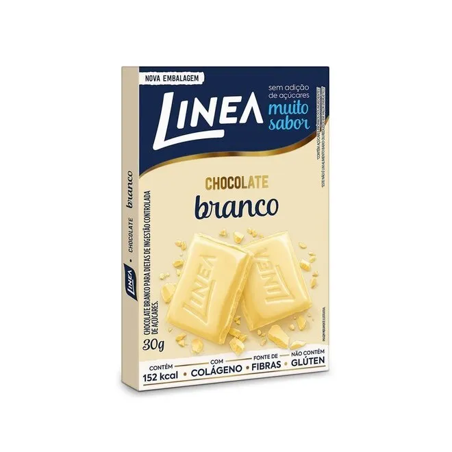 Chocolate Branco Linea Zero Açúcar Tablete 30G