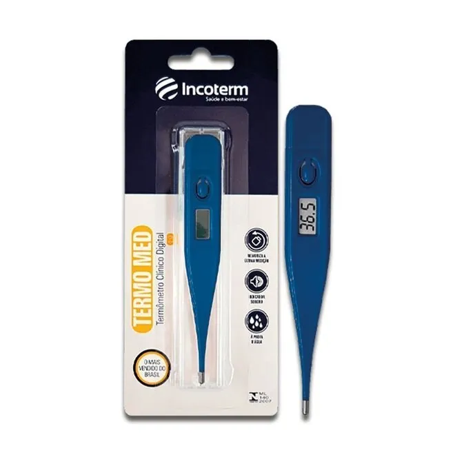 Termometro Digital Termomed Kids Azul Incoterm