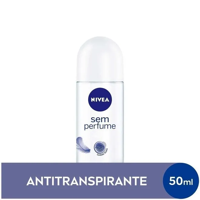 Desodorante Roll-On Sensitive sem Perfume Nivea 50ml