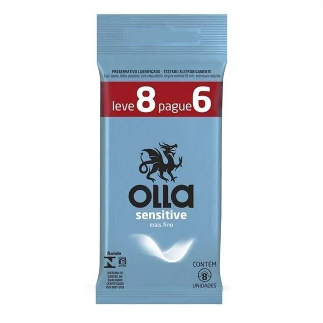 Preservativo Sensitive Leve8Pague6 - OLLA