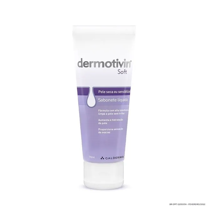 Sabonete Líquido Dermotivin Soft 70Ml