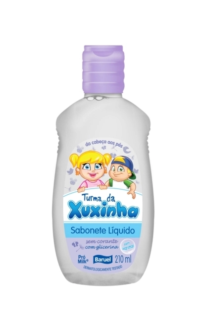 Sabonete Líquido Turma Da Xuxinha Tradicional Baruel 210Ml