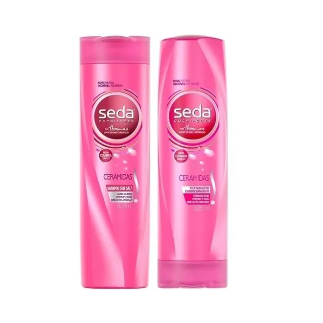 Kit Shampoo + Condicionador S.O.S Ceramidas 2x 325ml - SEDA