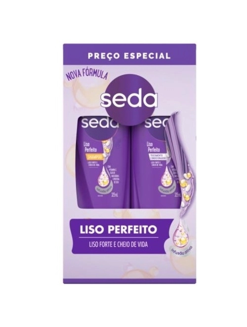 Shampoo+Condicionador Cocriações Liso Perfeito 325ml - SEDA