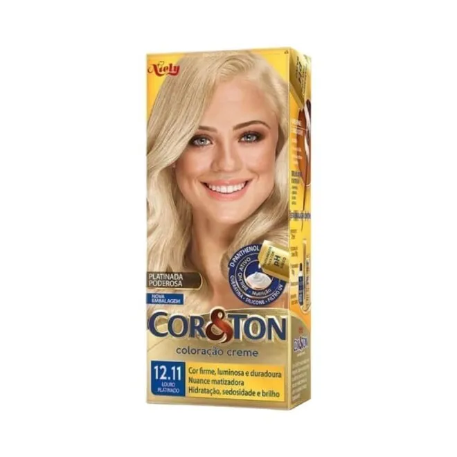 Tintura Cor&Ton Creme 12.11 Louro Pratinado