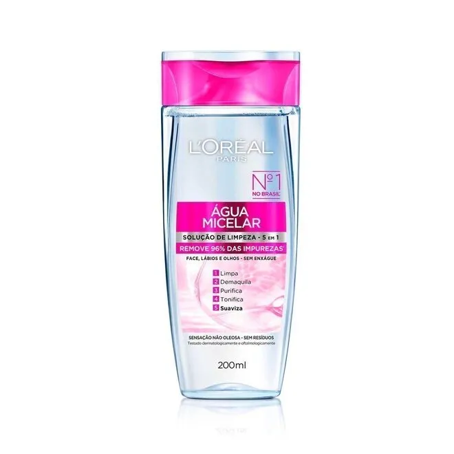 Demaquilante Água Micelar Loreal Paris 200Ml