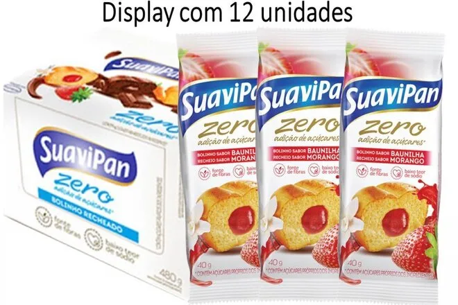 BOLINHO LIGTH SUAVIPAN BAU/MOR 40G