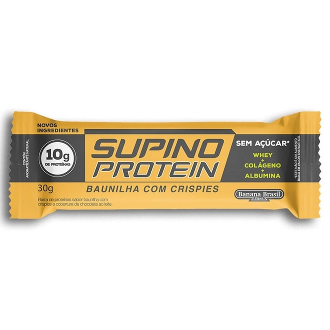 Barra Supino Protein Baunilha Com Crispies 30G