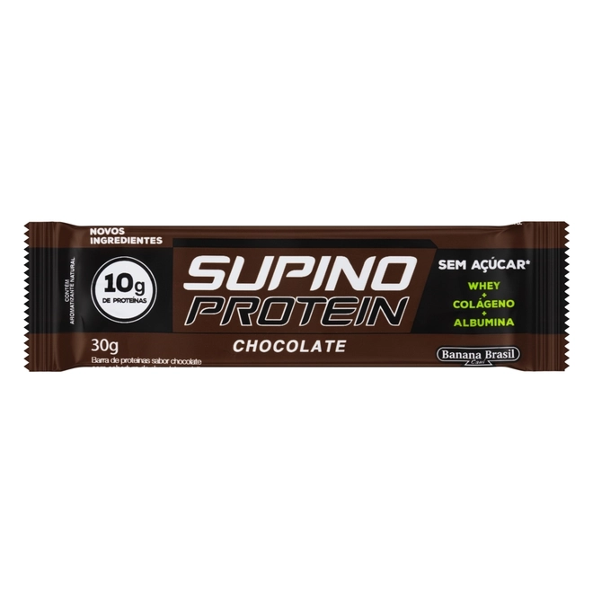 Barra De Cereal Supino Protein Chocolate Embalagem 30G
