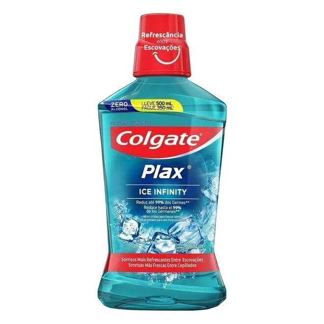 Enxaguante Bucal Plax Ice Infinity 500ml - COLGATE