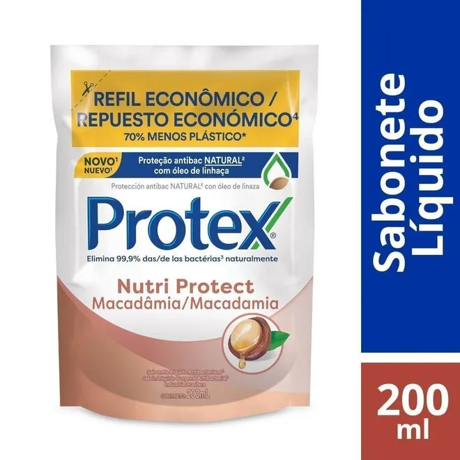 Sabonete Líquido Corporal Protex Pro-Hidrata Refil 200 ml