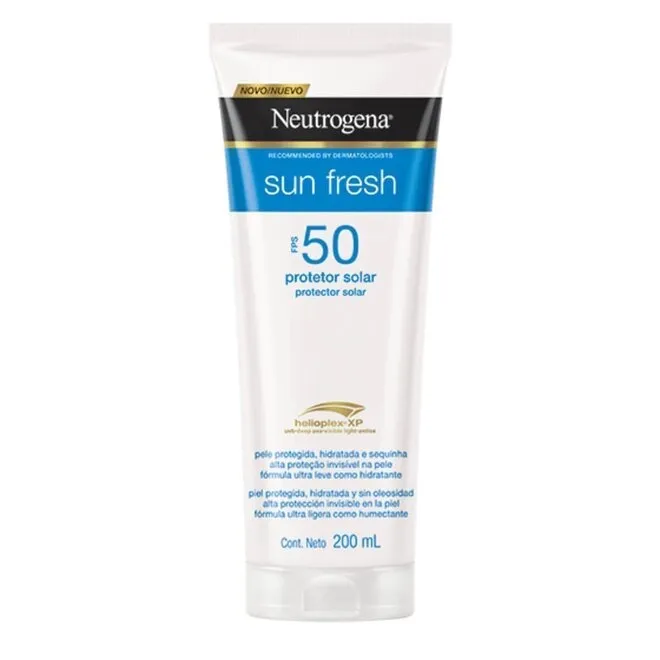 Protetor Solar Fps 50 Neutrogena Sun Fresh Bisnaga 200Ml