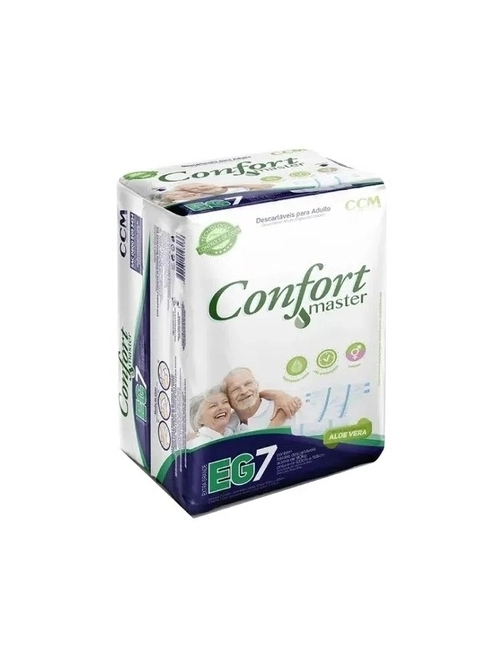 Fralda Geriátrica Tamanho eg 7 Unidades - CONFORT MASTER
