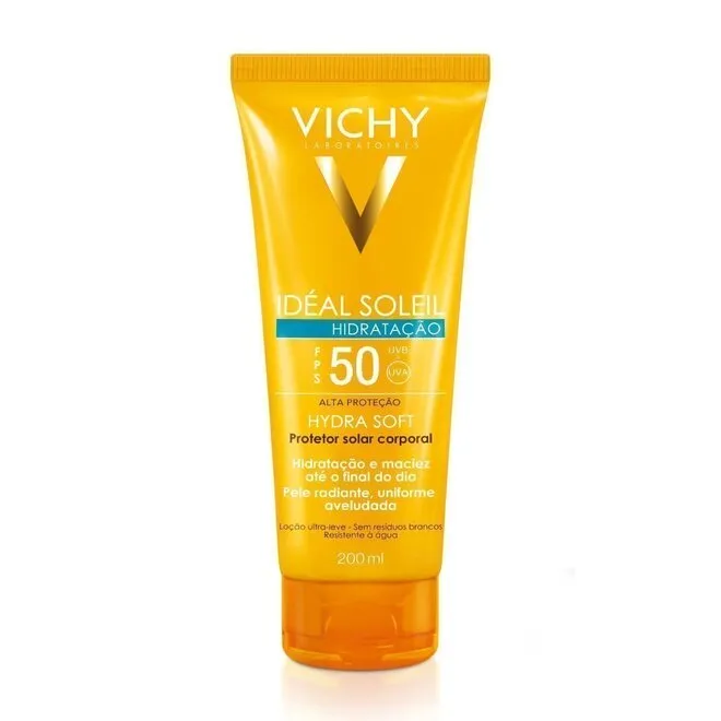 Protetor Solar Facial Vichy Soleil Hydra Soft Fps50 200Ml