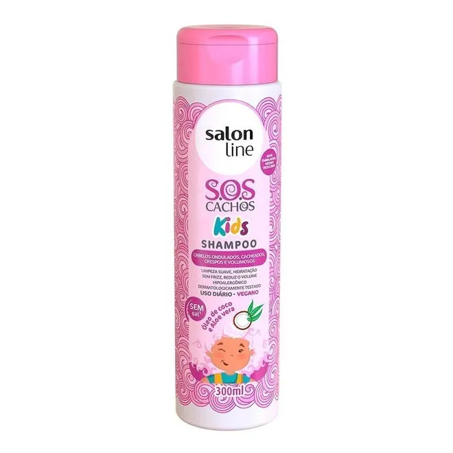 Shampoo Kids S.O.S Cachos Salon Line 300Ml
