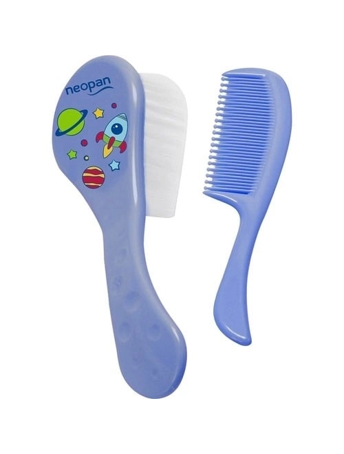 Kit Escova e Pente Azul - NEOPAN