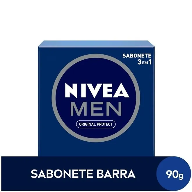 Sabonete Nivea Men Original 3 Em 1 Embalagem 90G