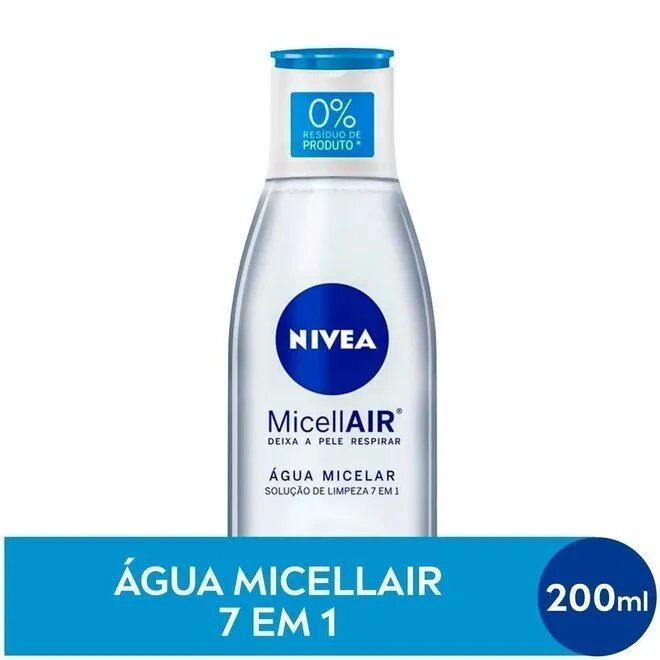 Água Micelar Micellair Solução De Limpeza 7 Em 1 Nivea 200Ml