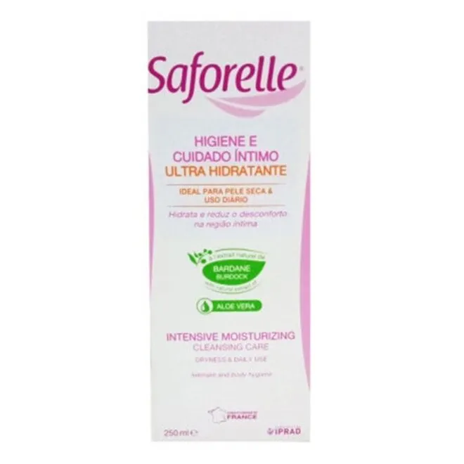 Sabonete Íntimo Saforelle Ultra-Hidratante Líquido Com 250Ml