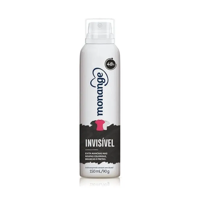 Desodorante Aerosol Invisible 150ml - MONANGE