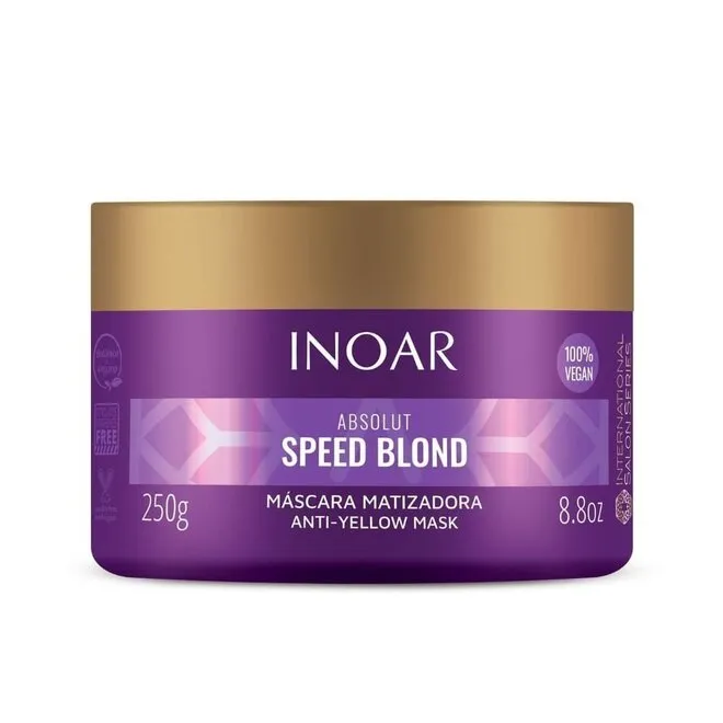 Máscara Speed Blond Matizadora Inoar 250G