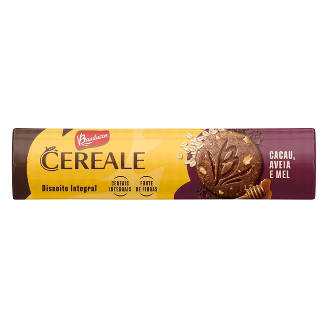 Biscoito Cereale Cacau, Aveia e Mel 170g - BAUDUCCO