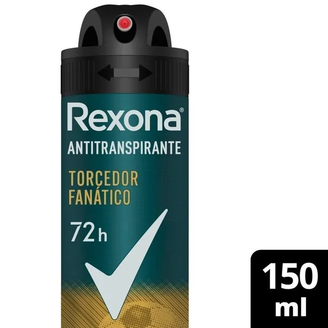 Desodorante Aerosol Rexona Men Torcedor Fanático 150ml