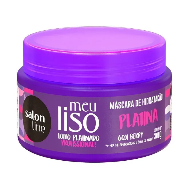 Mascara Salon Line Loiro Platinado 300ml