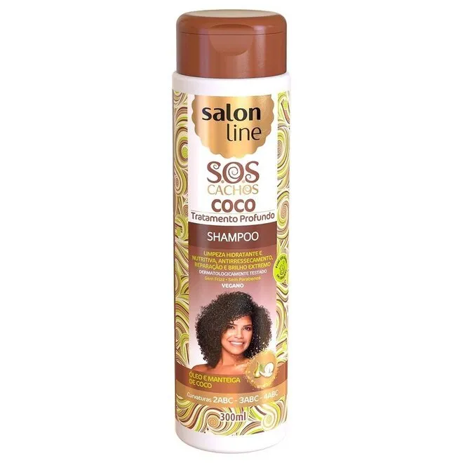 Shampoo SOS Cachos Salon line Coco 300ml