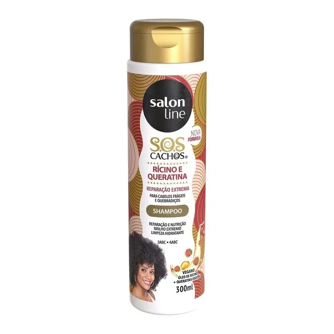 Shampoo Line Ricino/Queratina 300ml