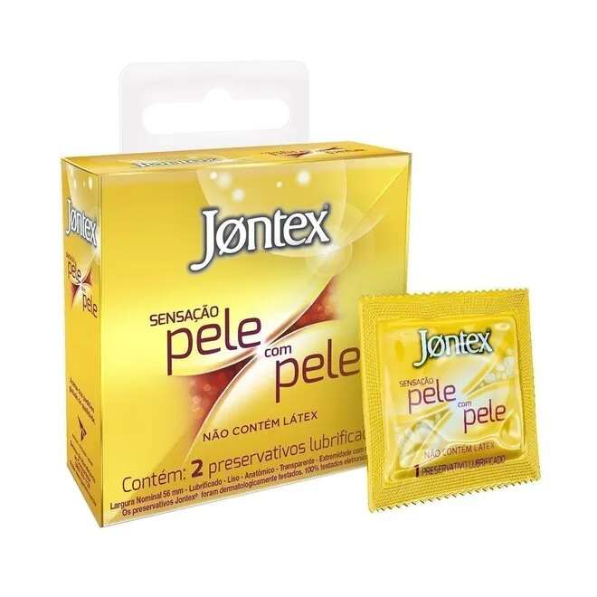 Preservativo Jontex Pele C/Pele C/2