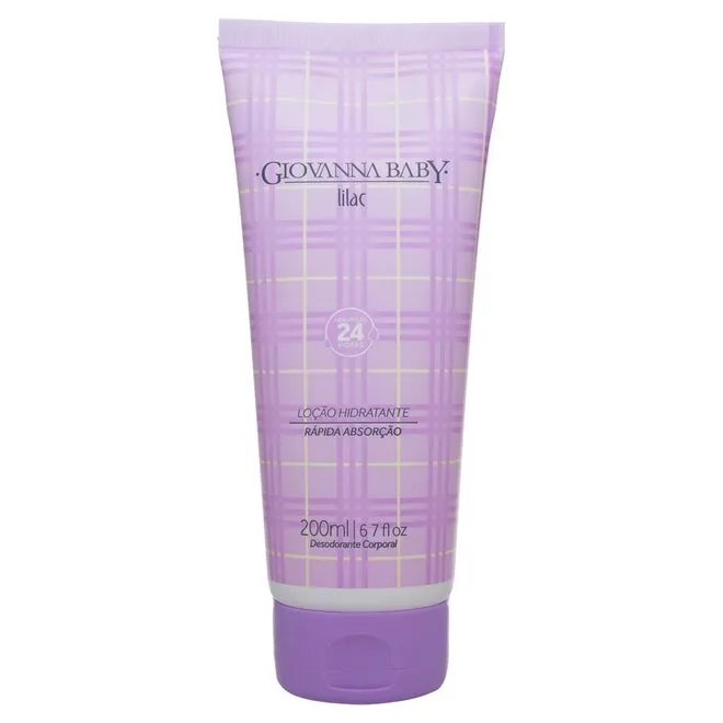 Loção Hidratante Giovanna Baby Lilac Embalagem 200Ml