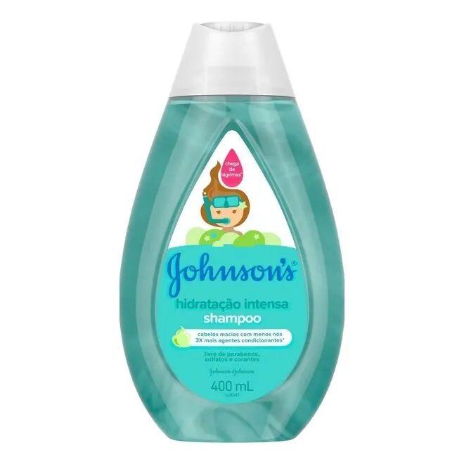 Shampoo Infantil Johnson's Hidratação Intensa Frasco 400ml