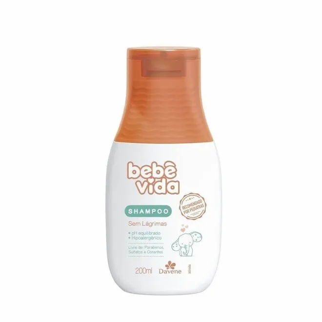 Shampoo Suave Davene Bebê Vida Frasco 200ml