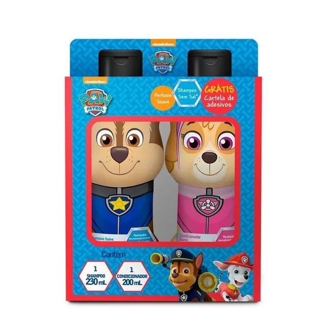 Kit Patrulha Canina Shampoo230ml+Condionador200ml