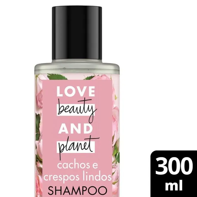 Shampoo Love Beauty & Planet Cachos e Crespos Lindos 300ml