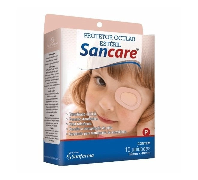 Protetor Ocular Esteril Sancare P 10Unidades