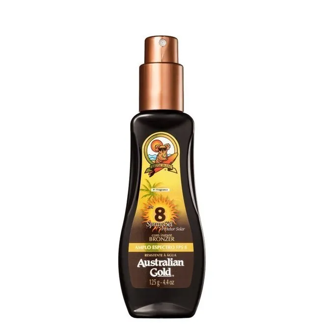 Protetor Solar Australian Gold Fps8 Spray 125 Ml