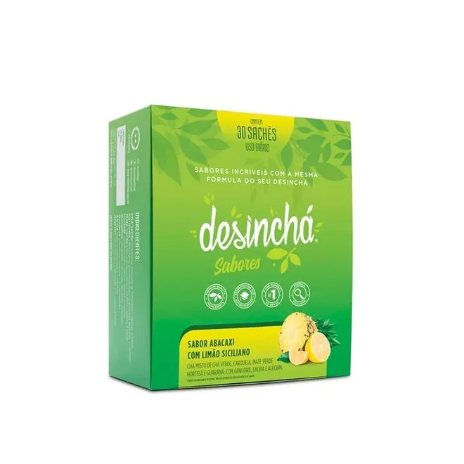 Desinchá Sabores Abacaxi Com Limão Siciliano Com 30 Sachês