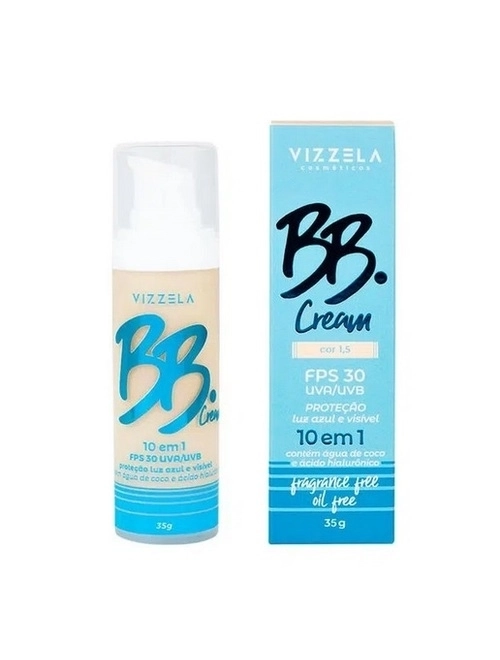 Base líquida Bb Cream Fps30 Cor 1,5 33g - VIZZELA