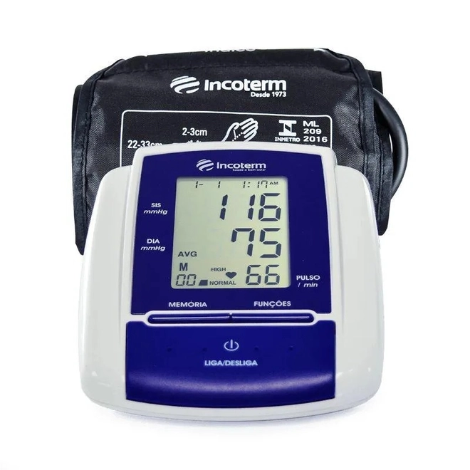 Medidor de Pressão Digital de Braço MB050 Incoterm