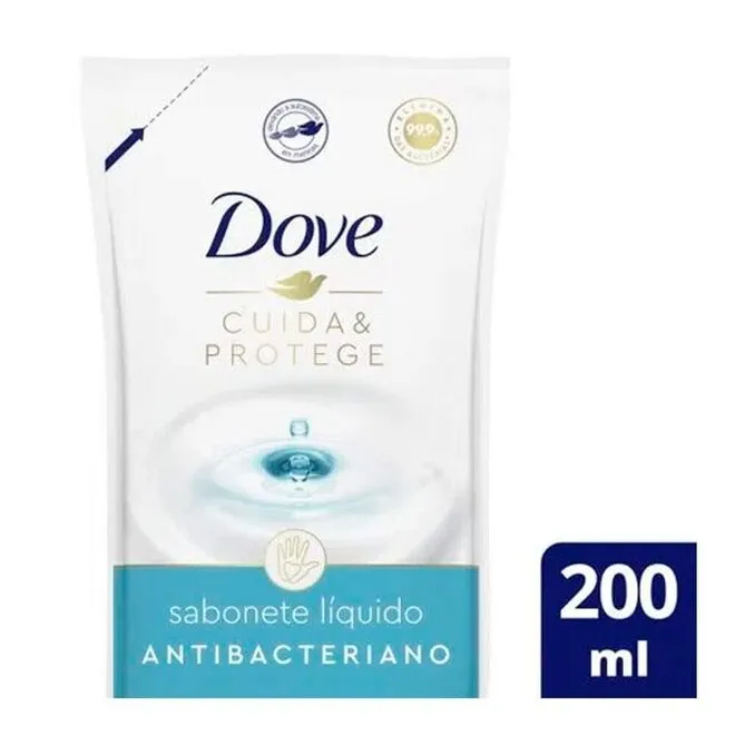 Sabonete Liquido Dove Dove Antibacteriano Refil 200ml