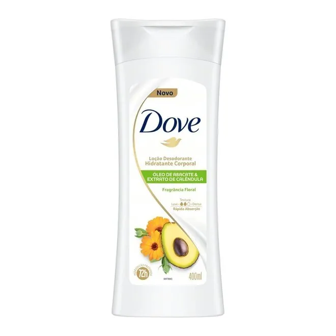 Loção Desodorante Hid Dove Abacate 400ml